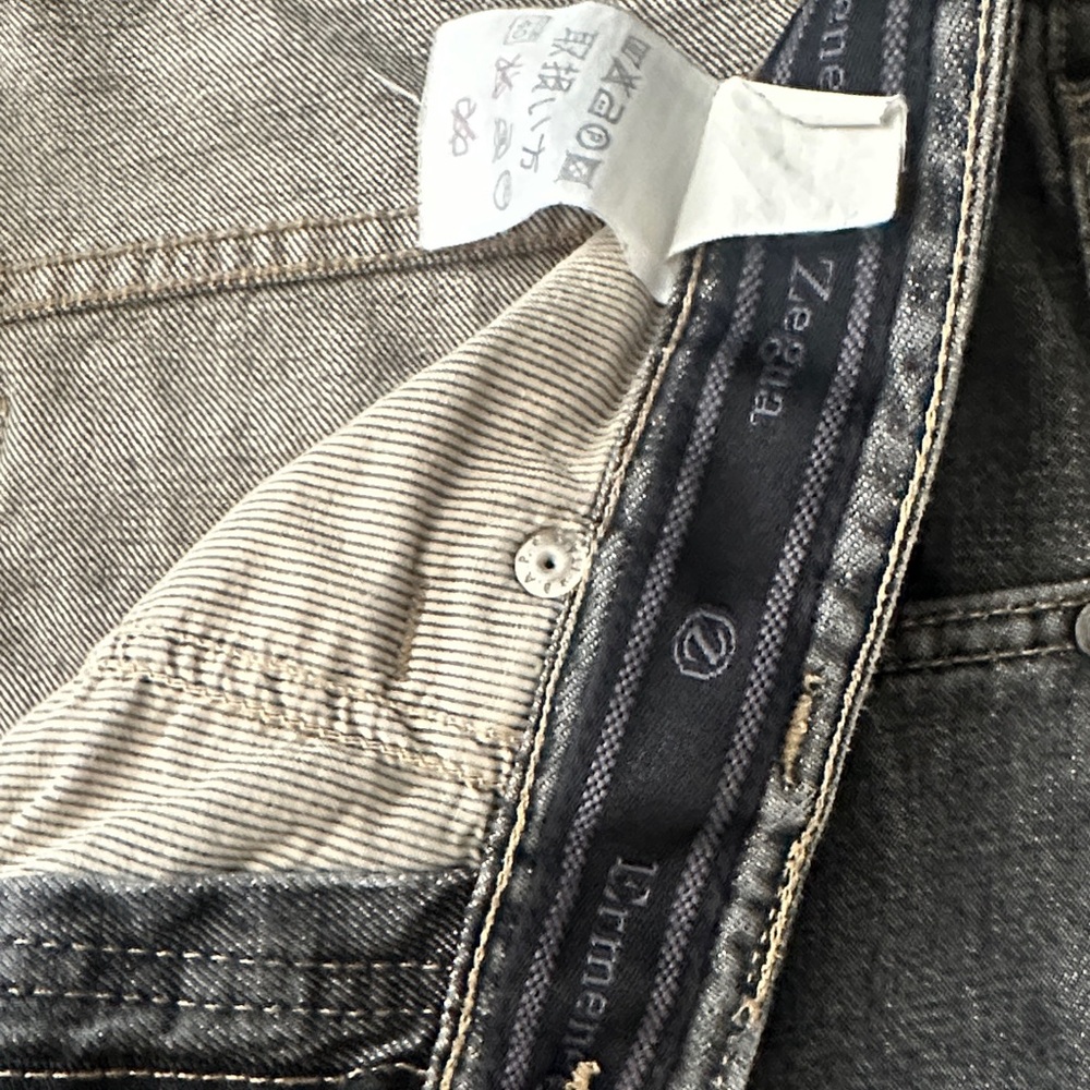 Ermenegildo Zegna- Men's Classic Black Jeans - Picture 8 of 16